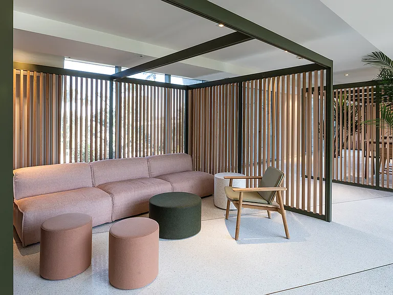 Your home features productive and stylish work suites.
