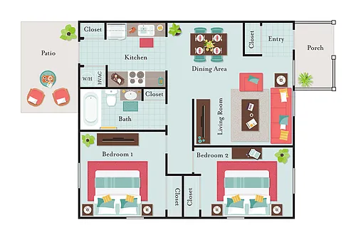 Floor plan 2X1