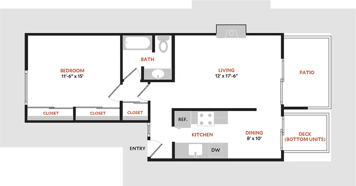 Floor plan Plan 1BR