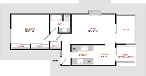 Floor plan Plan 1BR