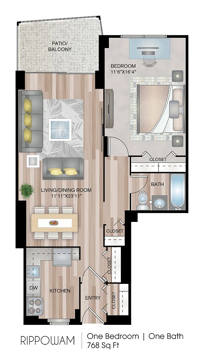Floor plan Rippowam