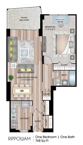 Floor plan Rippowam