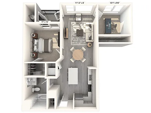 Floor plan AM14D-2