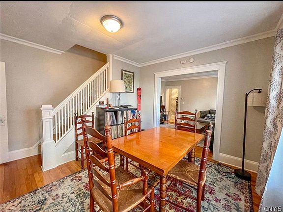 Large dining room, could be second living room/play room.