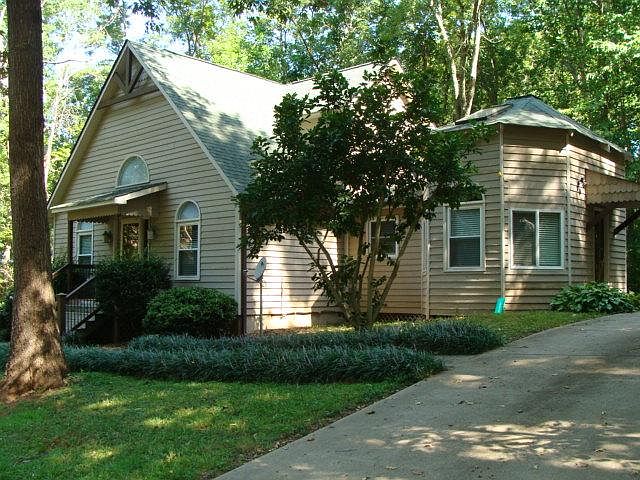 Home with fenced-in back yard