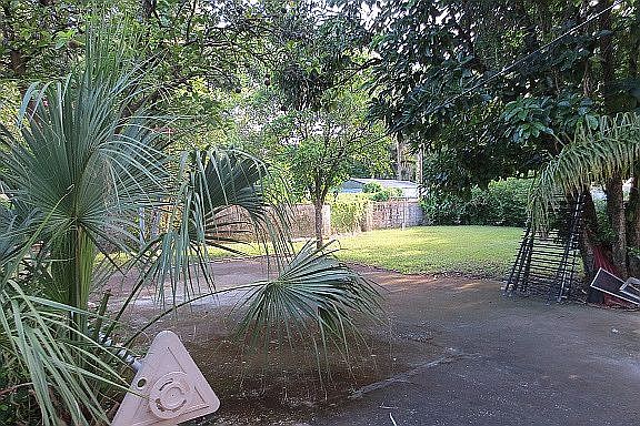large backyard