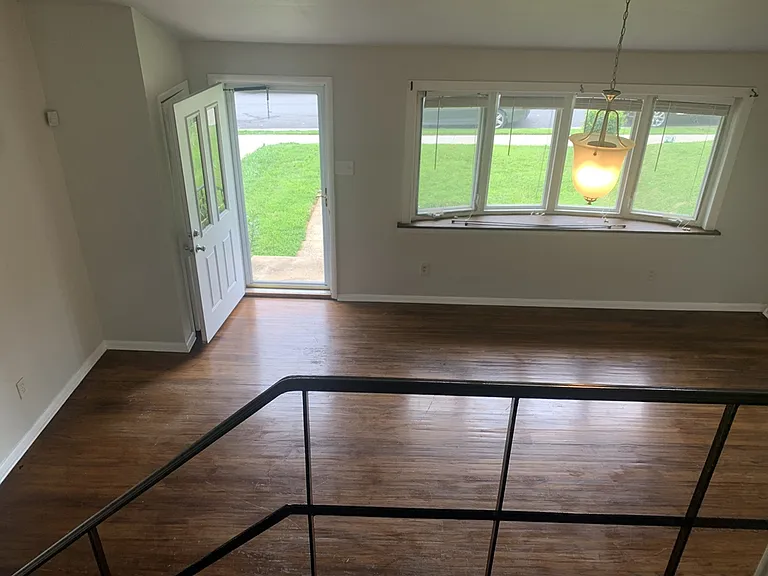 Living room from upper level