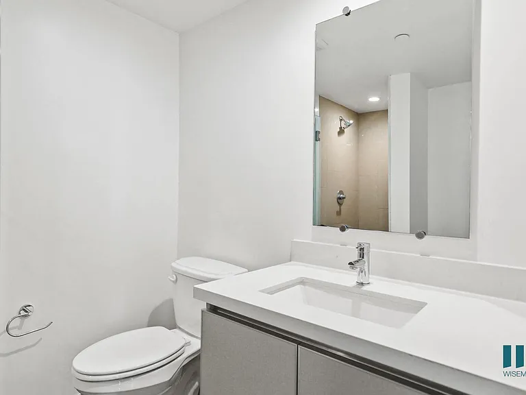 Bathroom with Vanity Cabinet Storage