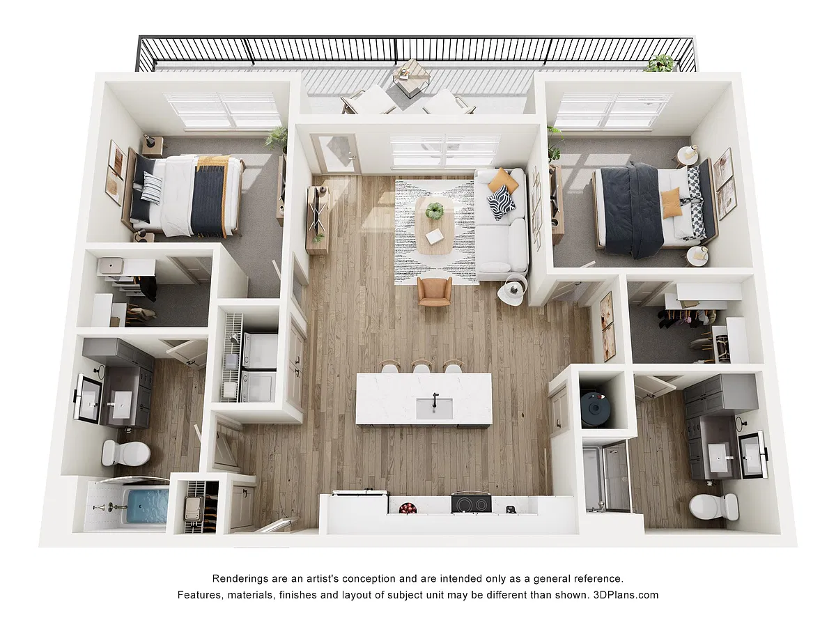Floor plan LaSalle
