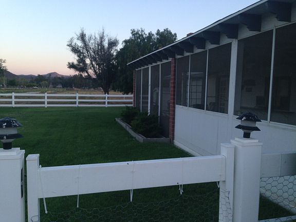 PVC FENCED SOLAR/LIGHTED