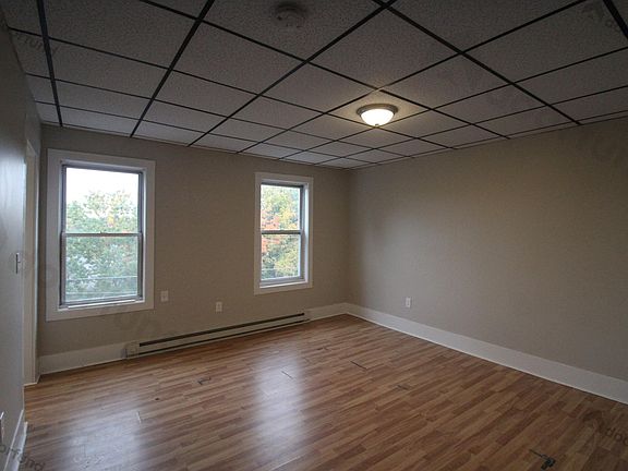 Living room with new floors and paint