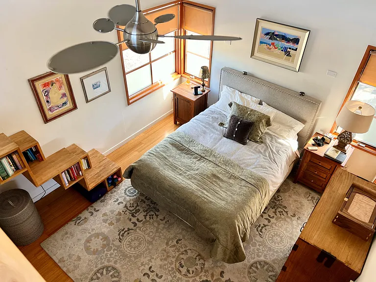 View of Primary Bedroom from Loft