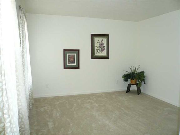 Living room with new blinds