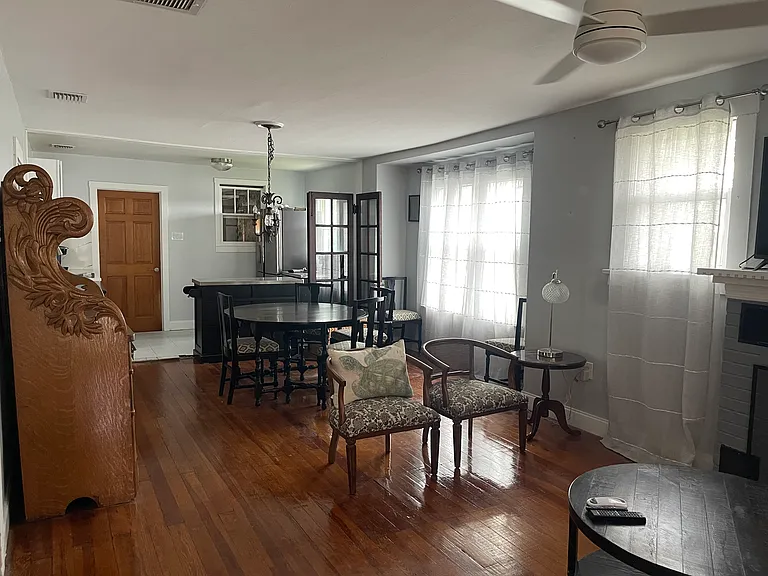 Dining and living room with TV and internet included