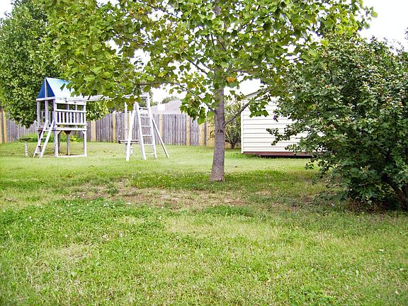 Wood Fenced Backyard