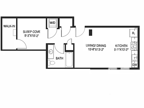 Floor plan S4-Without Balcony