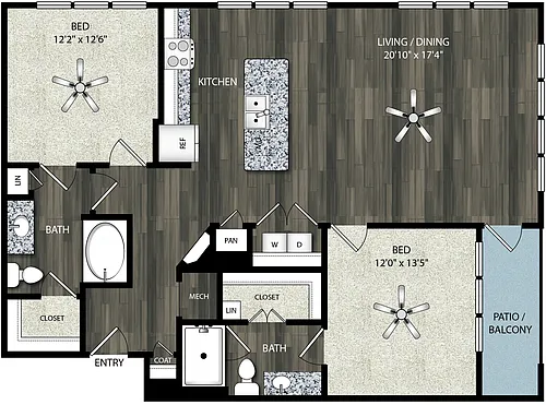 Floor plan B6