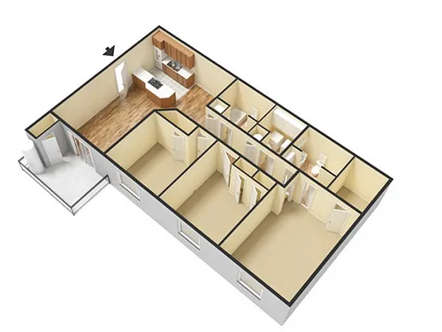 Floor plan Bliss - Newly Renovated