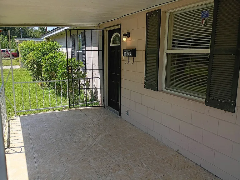 Covered front porch