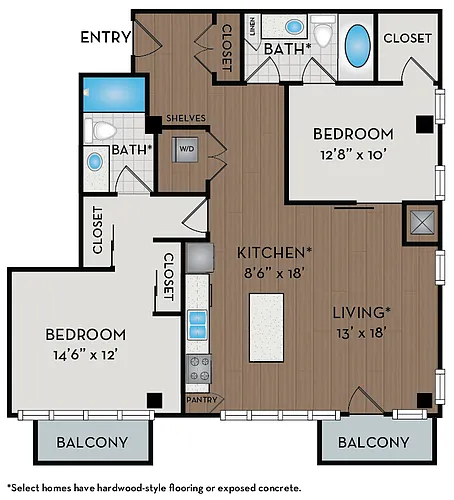 Floor plan B72