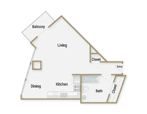 Floor plan Embarcadero 2