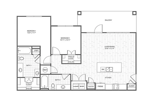 Floor plan B3