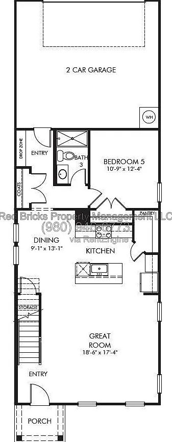 5 bed, 3.0 bath, 2477 sqft, $2,745 — Photo 4