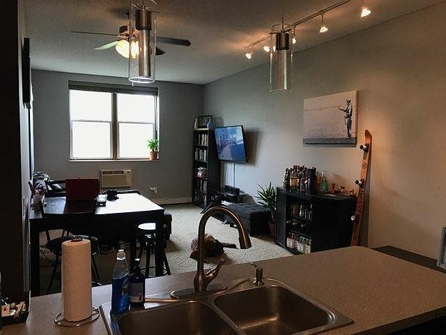 Living room from kitchen island.