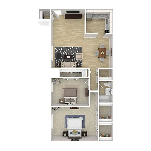Floor plan B1B