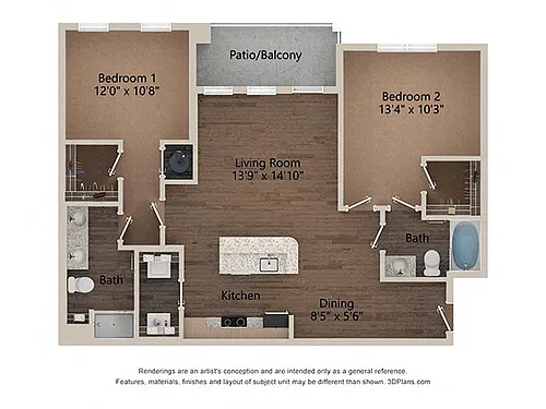Floor plan Blanford