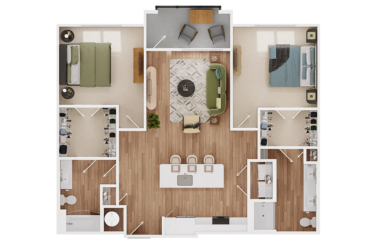 Floor plan 2C