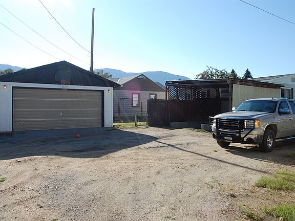 two car garage on alley