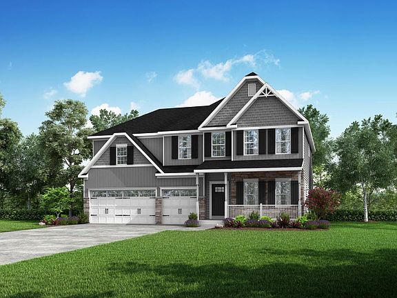 Elevation H Opt New England Partial Stone Front