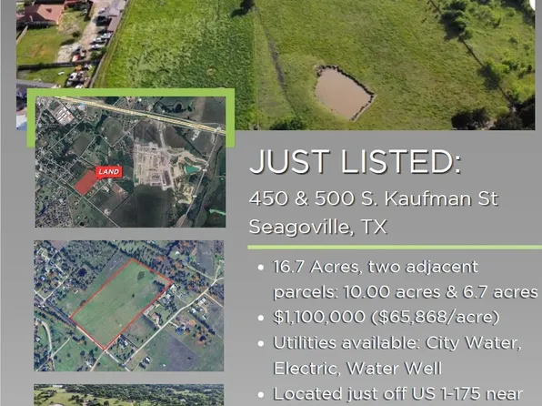 450 & 500 S Kaufman St, Seagoville, TX 75159