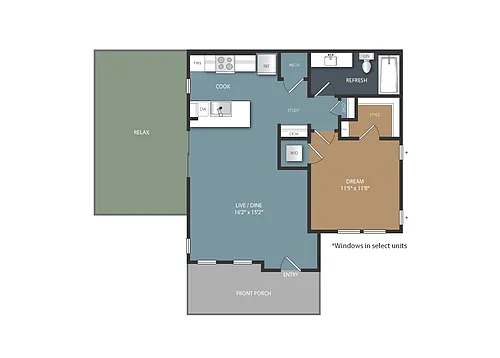 Floor plan A1