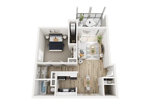 Floor plan 1B
