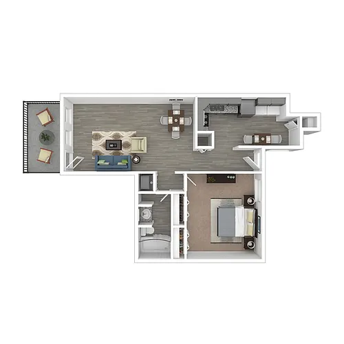 Floor plan 1X1