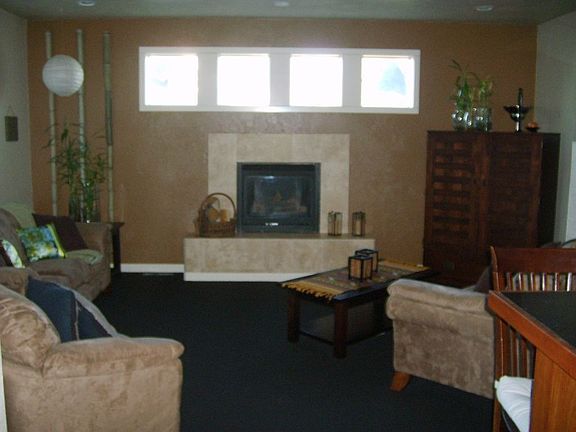 Living Room / Gas Fireplace