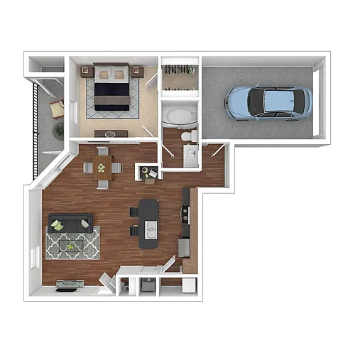 Floor plan A5 Oak