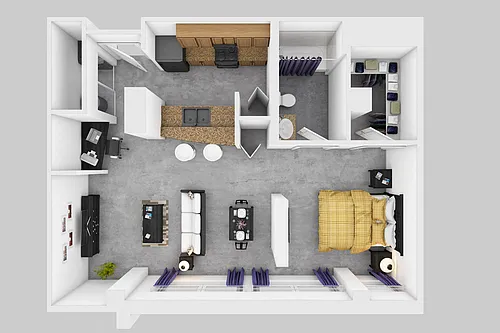 Floor plan The Miller