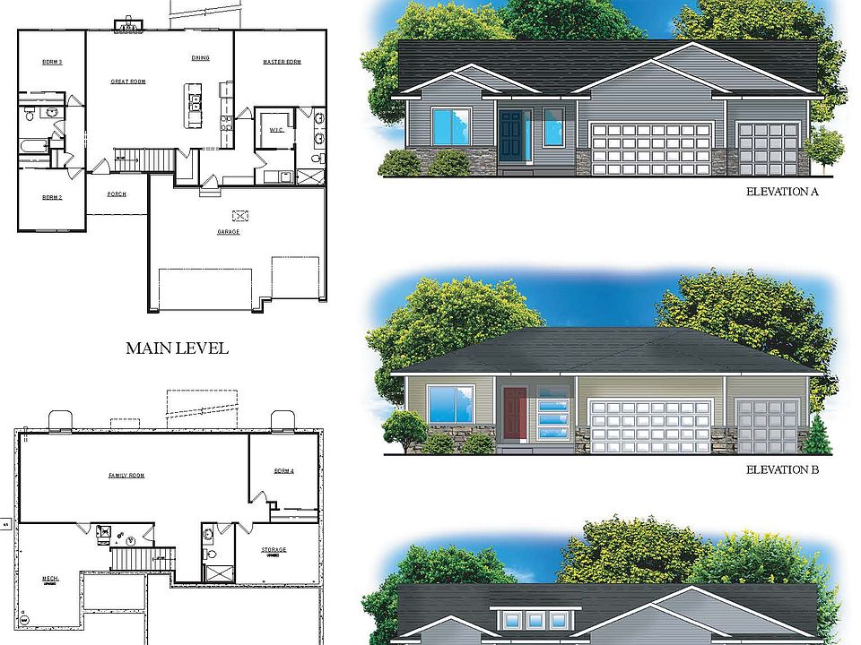Elevation and Floor Plan