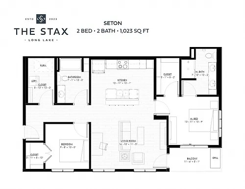 Floor plan Seton