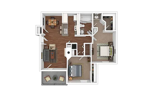 Floor plan Cypress Falls