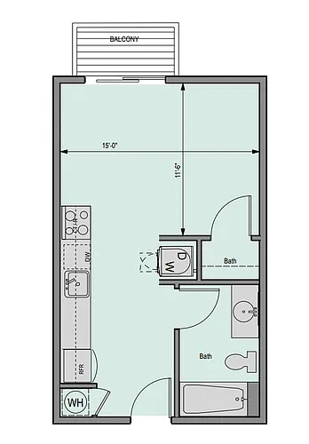Floor plan Studio