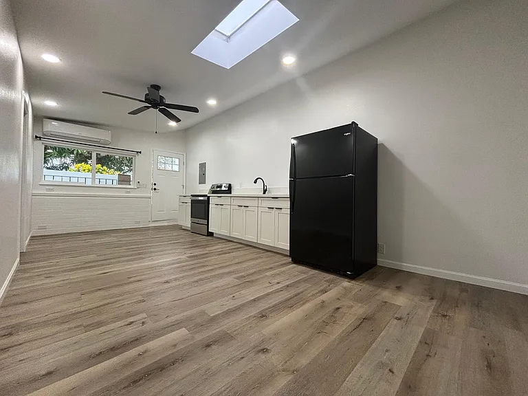 Open Concept living with Split A/C Unit