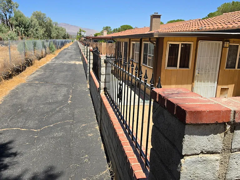 Walking path that lines along the back of the property and throughout the neighborhood
