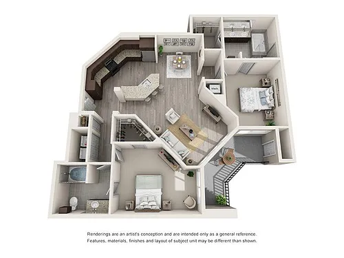 Floor plan Shine 2x2