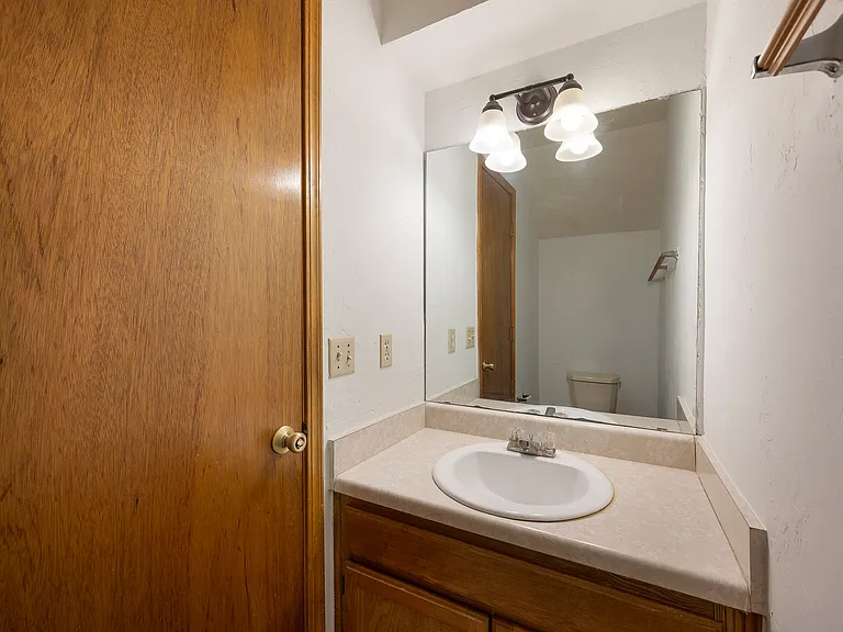 Half bath off living downstairs