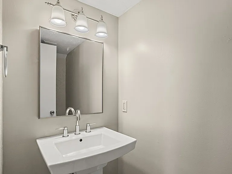 1/2 Bath on the First Floor