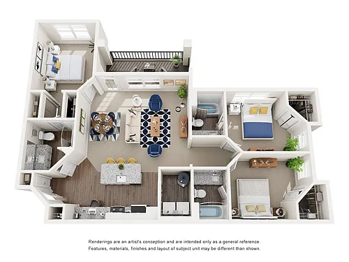 Floor plan C1 - Yates